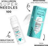 Сыворотка для лица Eveline Cosmetics Hyaluron Super Needles 100 с гиалуроновой кислотой, с витамином C, 50 мл — фото 2