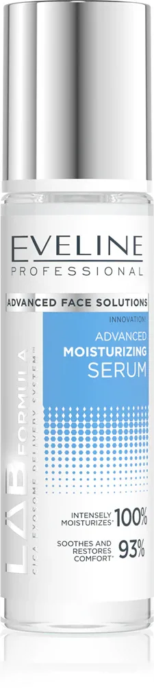 Сыворотка для лица Eveline Cosmetics LAB Formula 18% Solution с гиалуроновой кислотой, с мадекассозидом, 30 мл