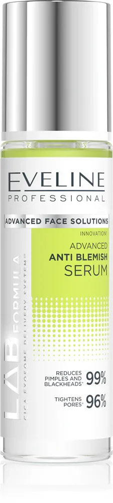 Сыворотка для лица Eveline Cosmetics LAB Formula 18% Solution с салициловой кислотой, с ниацинамидом, для жирной и комбинированной кожи, 30 мл
