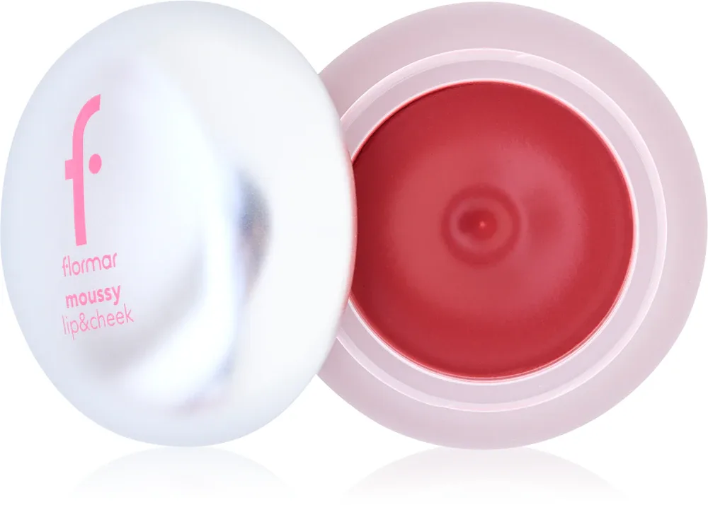 Средство для губ и щёк flormar K-Spirit Moussy Lip Cheek с сатиновым финишем, стойкое, 5 г, оттенок 004 - Jammy Red