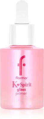 База под макияж flormar K-Spirit Glass Primer увлажняющая, с пантенолом и молочной кислотой, 30 мл