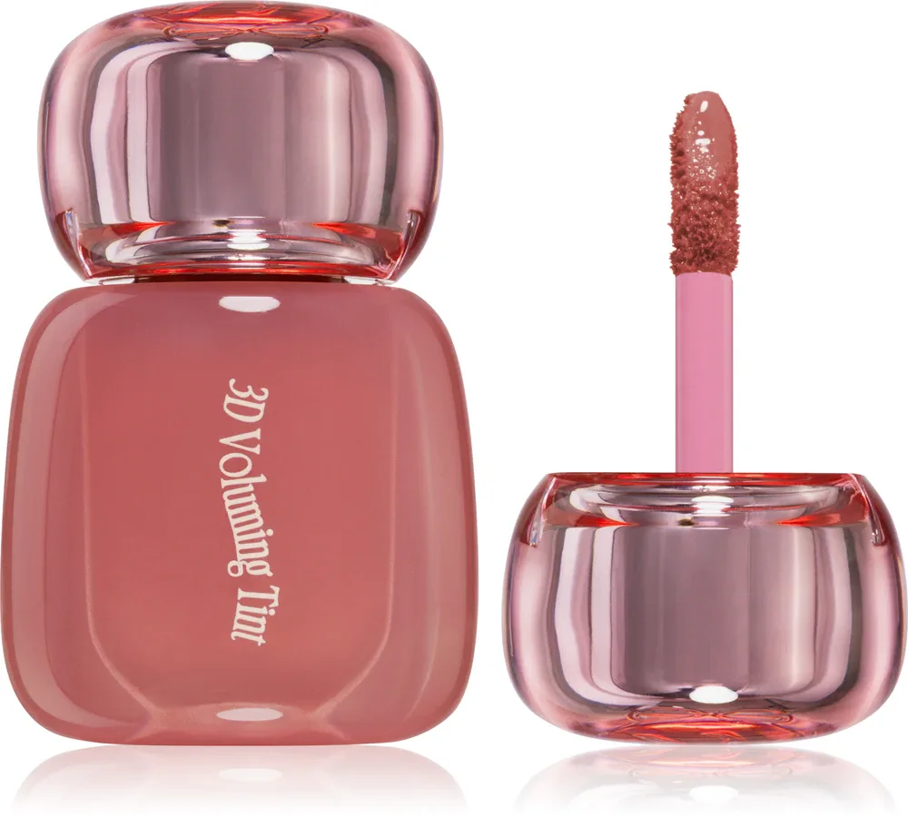 Тинт для губ fwee 3D Voluming Tint с высоким блеском, стойкий, 3,8 г, оттенок 08 Lychee Pop