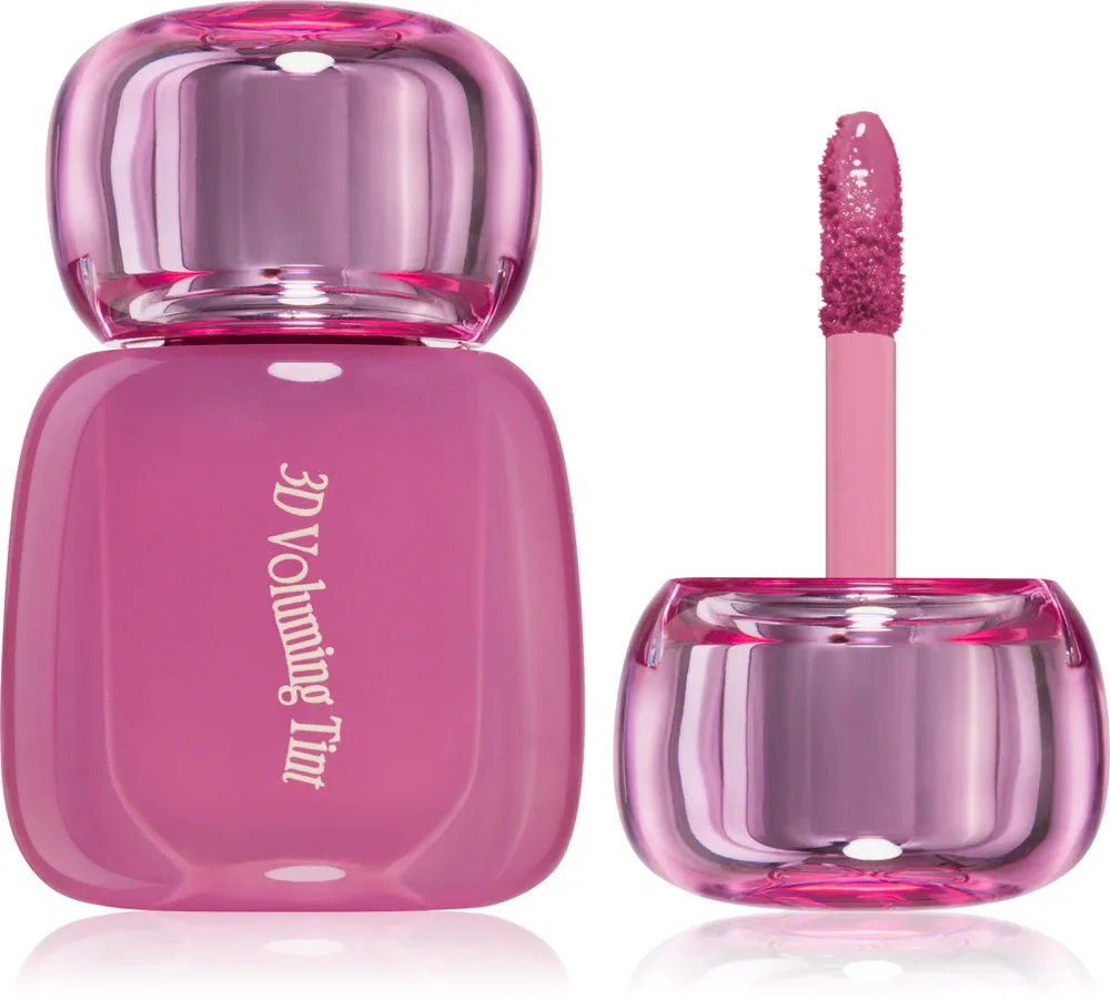 Тинт для губ fwee 3D Voluming Tint с высоким блеском, стойкий, 3,8 г, оттенок 06 Berry Pop