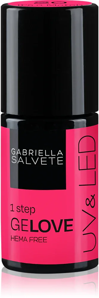 Гель-лак для ногтей Gabriella Salvete GeLove One Step с глянцевым финишем, стойкий, 8 мл, оттенок 20 It's a Match