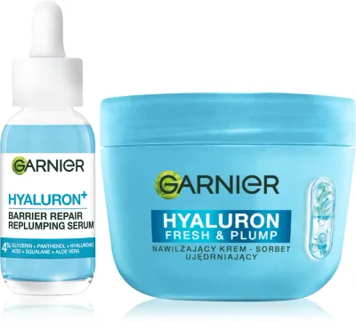 Набор для лица Garnier Hyaluron крем-сорбет и сыворотка увлажняющие, 2 шт