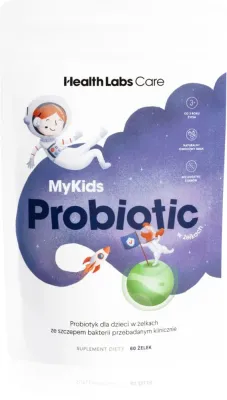 Жевательные конфеты Health Labs Care MyKids Probiotic для детей, пробиотик, фруктовый вкус, 60 шт dla dzieci