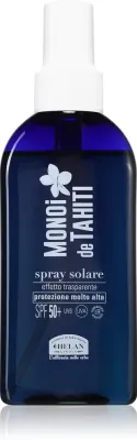 Спрей солнцезащитный для тела Helan MONOI de TAHITI Suntan Spray SPF 50+ с маслом ши, 150 мл SPF 50+