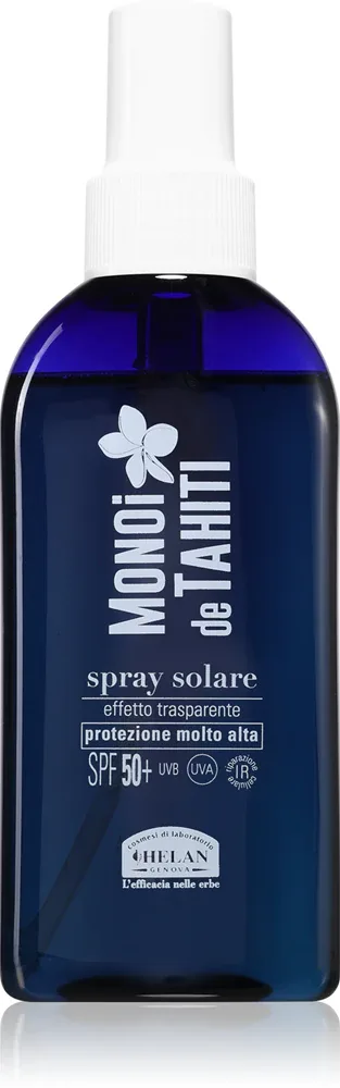 Спрей солнцезащитный для тела Helan MONOI de TAHITI Suntan Spray SPF 50+ с маслом ши, 150 мл SPF 50+