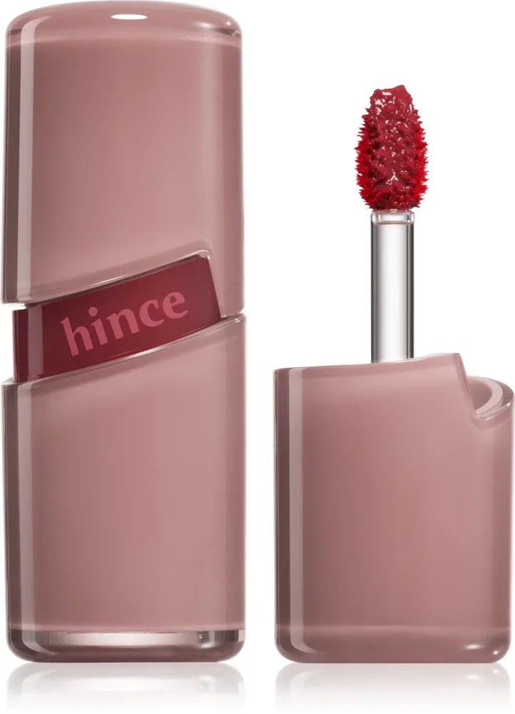 Блеск для губ hince Raw Glow Gel Tint увлажняющий, гелевый, с аппликатором, 4 мл, оттенок 004 Fever