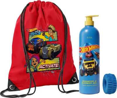 Набор косметики подарочный Hot Wheels Cosmetic Set с гелем для душа и бомбочкой для ванны dla dzieci