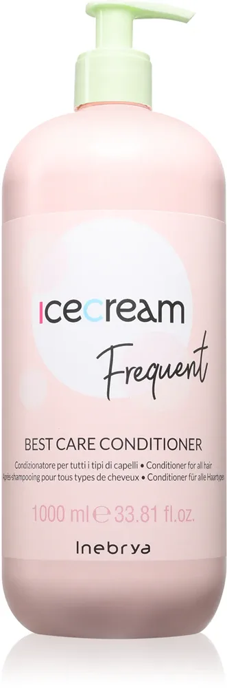 Кондиционер для волос Inebrya Ice Cream Frequent Conditioner увлажняющий, для лёгкого расчёсывания, 1000 мл