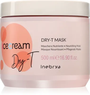 Маска для волос Inebrya Ice Cream Dry-T Mask увлажняющая, для сухих и окрашенных волос