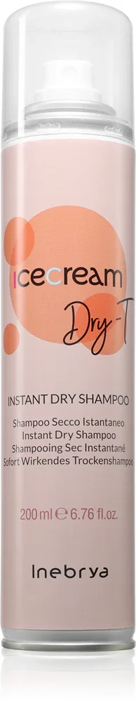 Сухой шампунь Inebrya Keratin Instant Dry Shampoo для объёма, для жирной кожи головы, 200 мл