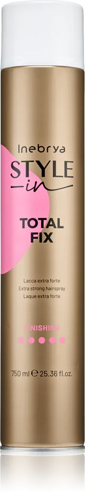 Лак для волос Inebrya Style-In Total Fix сверхсильной фиксации, для всех типов волос