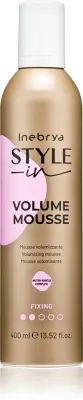 Пенка для укладки волос Inebrya Style-In Volume Mousse для объёма, средней фиксации, 400 мл