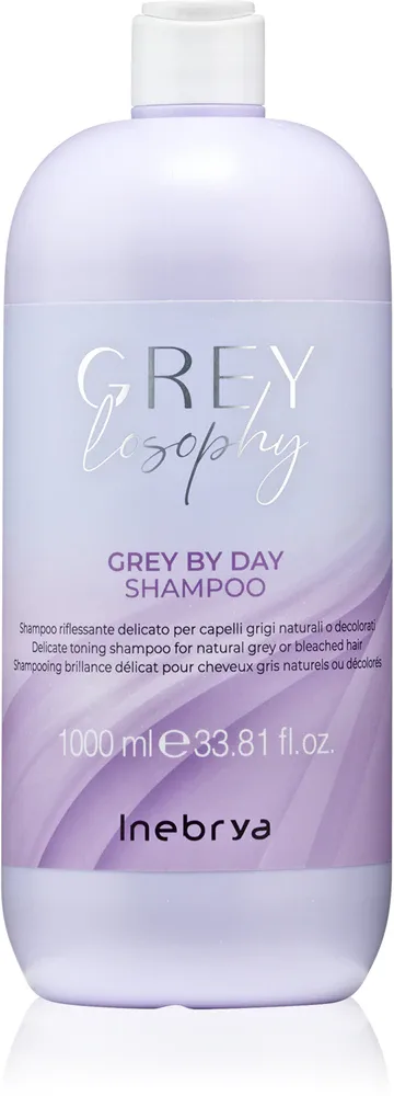 Шампунь для волос Inebrya Greylosophy Grey By Day Shampoo для седых волос, с маслом авокадо