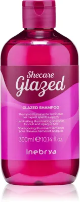 Шампунь для волос Inebrya Shecare Glazed Shampoo увлажняющий, для тусклых волос