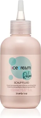 Флюид для кожи головы Inebrya Ice Cream Relax Scalp Fluid Pre-shampoo с экстрактом крапивы и ментолом, гелевый, 150 мл na pokožku hlavy