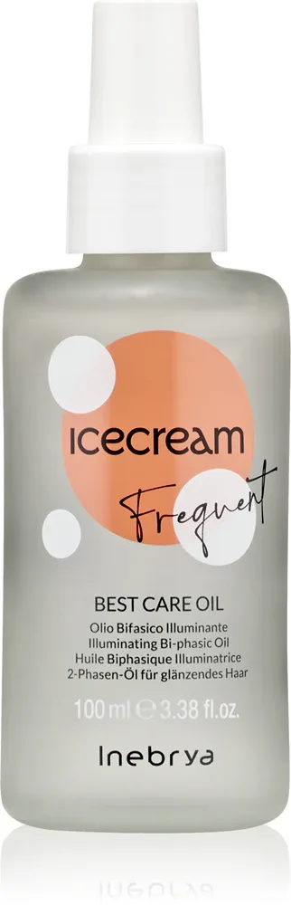 Масло для волос Inebrya Ice Cream Frequent Best Care Oil с аргановым маслом, с распылителем, 100 мл