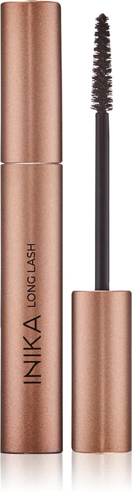 Тушь для ресниц INIKA Organic Long Lash Mascara удлиняющая, придающая объём, для чувствительных глаз, 8 мл, оттенок Black