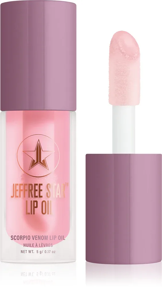 Масло для губ Jeffree Star Cosmetics Lip Oil увлажняющее, с высоким блеском, 5 г, оттенок Pink Aura