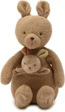 Игрушка мягкая JOLLEIN Kangaroots Stuffed Animal детская плюшевая, коричневая, 1 шт 0m+ — фото 1