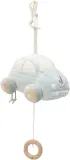 Игрушка подвесная JOLLEIN On The Go Musical Hanger детская с мелодией, белая с синим, 1 шт 0m+ — фото 1