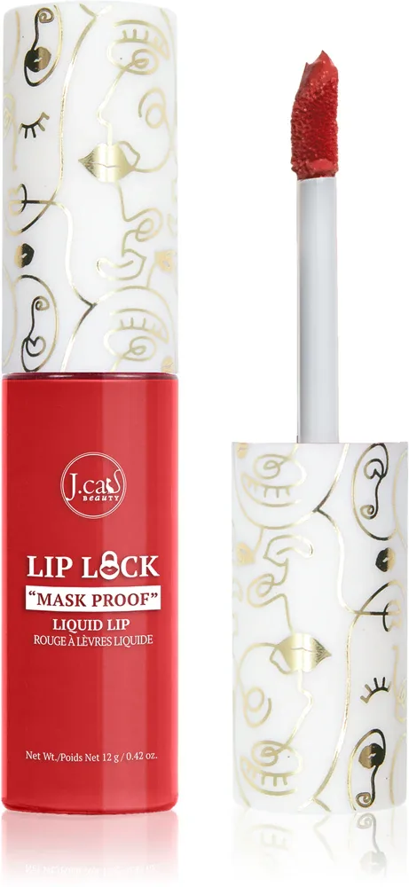 Помада для губ J.Cat Beauty Lip Lock с матовым эффектом, стойкая, 10 г, оттенок 103 First Response