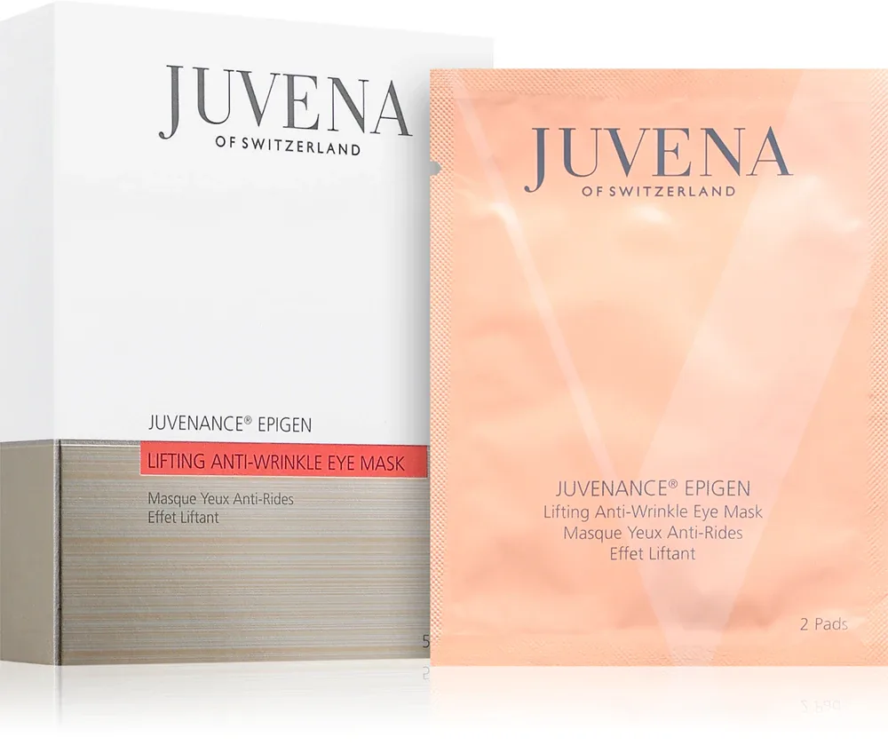 Маска для кожи вокруг глаз Juvena Juvenance Epigen Lifting Anti-Wrinkle Eye Mask увлажняющая, в патчах, 5 шт. по 4 мл