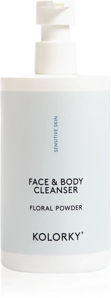 Гель для умывания и душа Kolorky Face Body Cleanser для лица и тела, 390 мл Floral Powder
