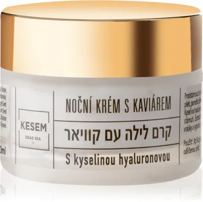 Крем для лица KESEM Night Cream with Caviar and Hyaluronic Acid ночной, с экстрактом икры, 50 мл
