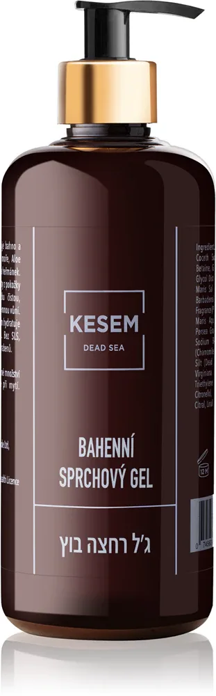 Гель для душа KESEM Dead Sea Mud Shower Gel с алоэ и маслом авокадо, 500 мл