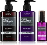Набор для ухода за волосами KUNDAL Honey Macadamia White Musk для сухих и повреждённых волос, 1 шт — фото 1