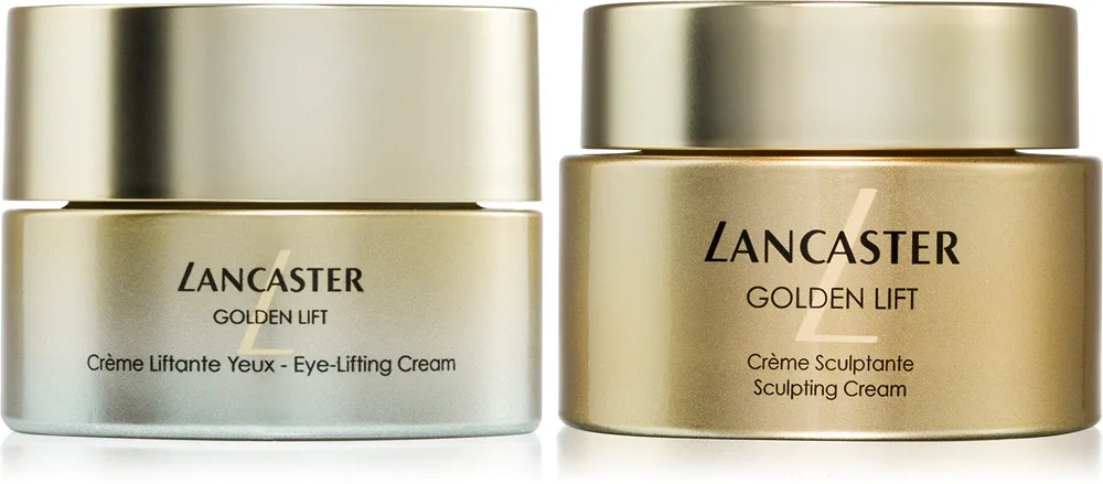 Набор для ухода за лицом Lancaster Golden Lift Set дневной крем и крем для век, 1 шт