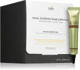 Сыворотка для волос La'dor Snail Sleeping Hair Ampoule несмываемая, с экстрактом слизи улитки, 20 × 20 мл — фото 1