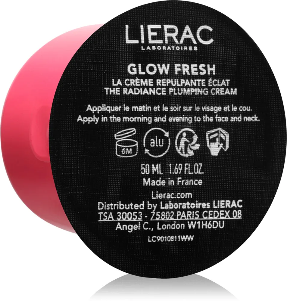 Крем для лица Lierac Glow Fresh The Radiance Plumping Cream для нормальной и сухой кожи, 50 мл
