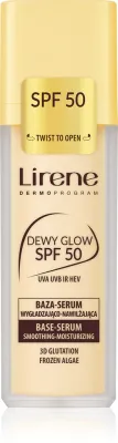 База под макияж Lirene Base Dewy Glow осветляющая, с помпой, 30 мл