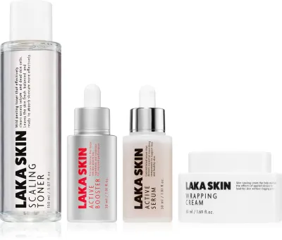 Набор для ухода за лицом Laka Skin Prepare Set тоник, две сыворотки и крем, 1 шт