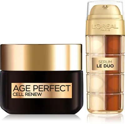 L’Oréal Paris Age Perfect - Набор для ухода за лицом L’Oreal Paris Age Perfect сыворотка и дневной крем против морщин, 2 шт, 2 шт