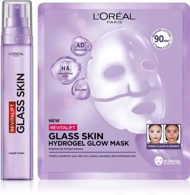 L’Oréal Paris Revitalift - Набор для ухода за лицом L’Oreal Paris Revitalift крем и гидрогелевая маска, 2 шт, 2 шт