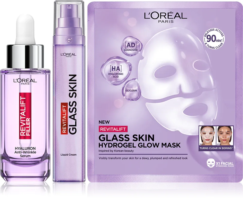 L’Oréal Paris Revitalift - Набор для ухода за лицом L’Oreal Paris Revitalift сыворотка, крем и маска, 3 шт, 3 шт