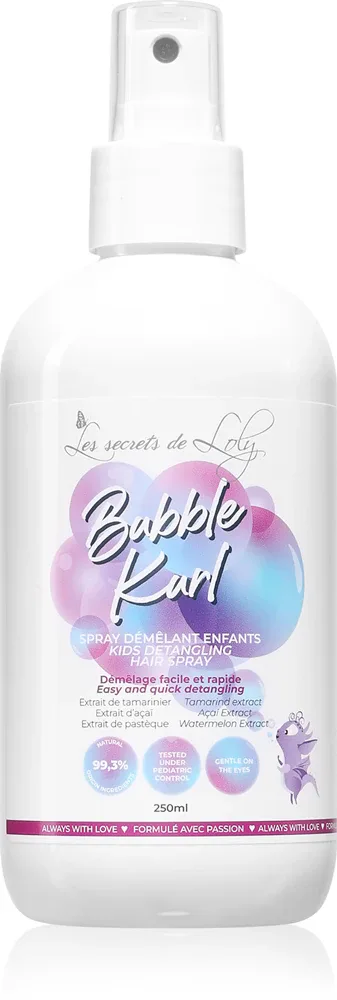 Детское средство для расчёсывания волос Les Secrets De Loly Bubble Kurl для кудрявых волос, 250 мл dla dzieci