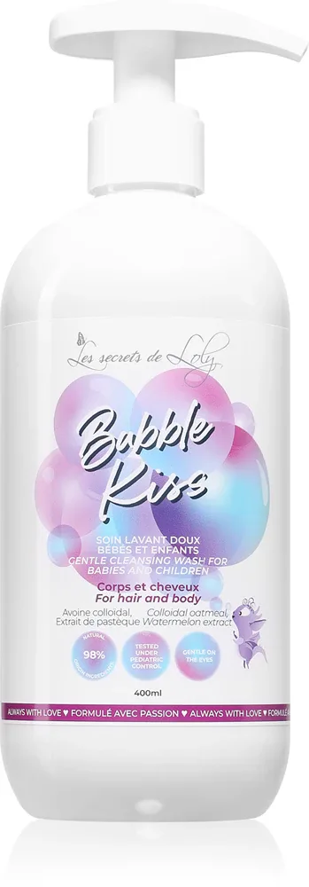 Детский гель для душа Les Secrets De Loly Bubble Kiss для чувствительной кожи, 400 мл dla dzieci
