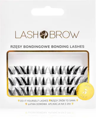 Ресницы накладные Lash Brow Bonding Eyelashes для выразительного взгляда, с простым нанесением, 30 шт