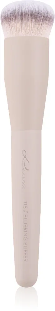 Кисть для лица Luvia Cosmetics Nude Aura Blurring Buffer для кремовых и пудровых средств, с синтетическим ворсом, 1 шт 115