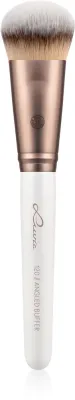Кисть для лица скошенная Luvia Cosmetics Elegance Angled Buffer для кремовых и пудровых средств, с синтетическим ворсом, 1 шт 120