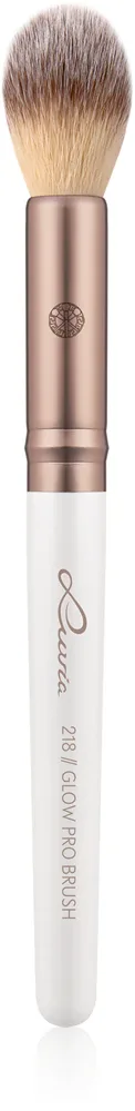 Кисть для лица Luvia Cosmetics Elegance Glow Pro для пудровых средств, со специальной формой, 1 шт 218