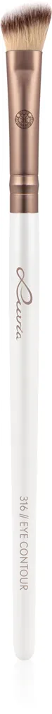 Кисть для растушёвки теней Luvia Cosmetics Elegance Eye Contour для мягких переходов, с синтетическим ворсом, 1 шт