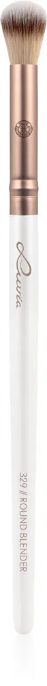 Кисть для растушёвки теней круглая Luvia Cosmetics Elegance Round Blender для смешивания цветов, с синтетическим ворсом, 1 шт