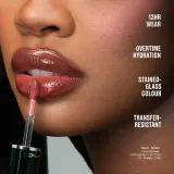 Тинт для губ MAC Cosmetics Lustreglass Stainglass Lip Tint стойкий, с лёгким блеском, 3 мл, оттенок Sizzled Peach — фото 8